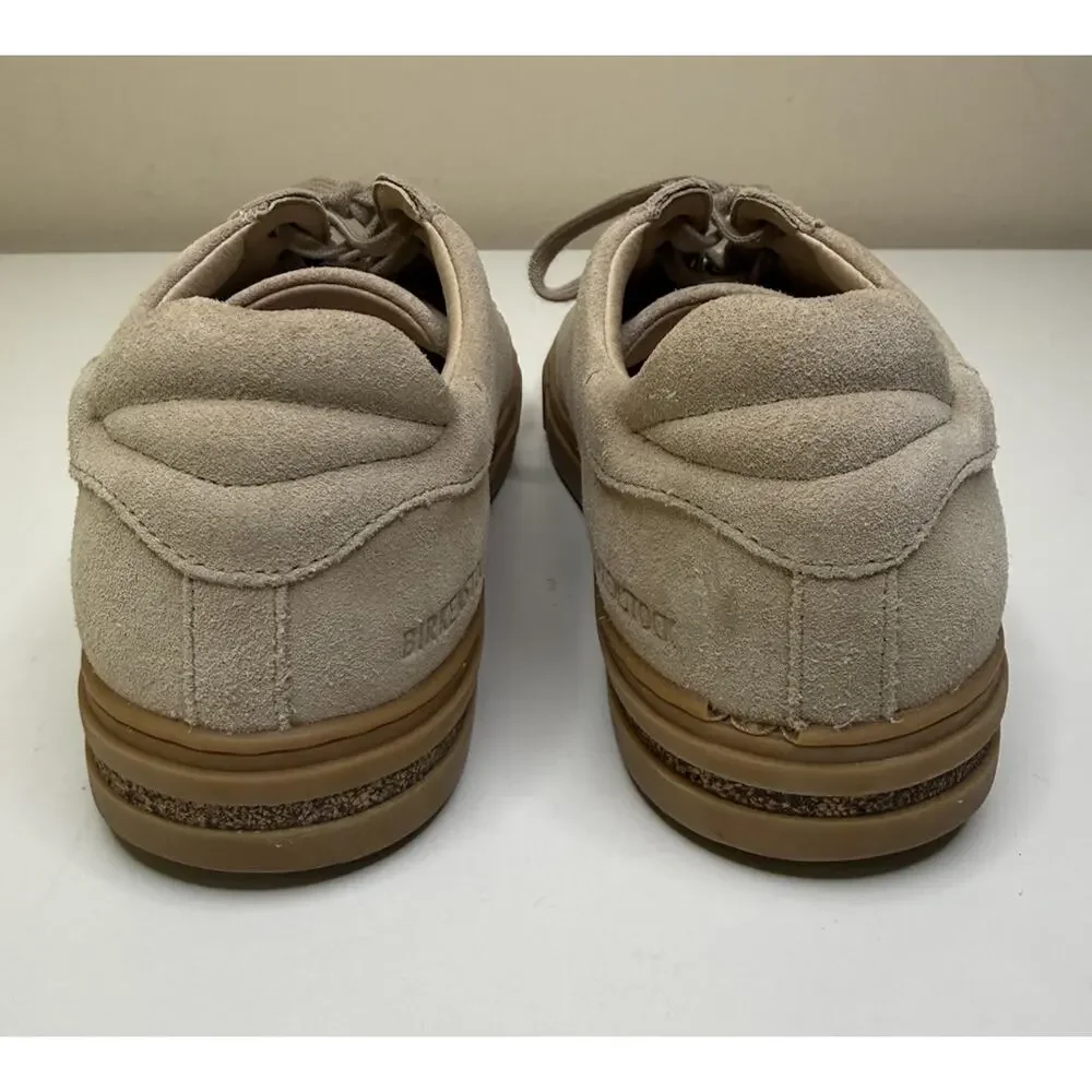 Birkenstock Bend Low Sneaker Womens EU 39 US 8-8.5 Sand Suede Low Lace Up Oxford